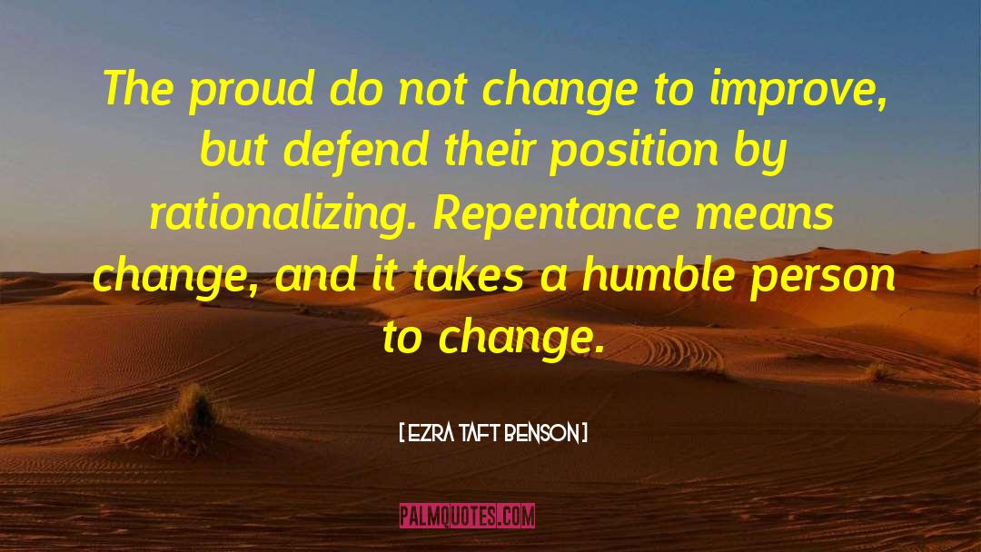 Repentance quotes by Ezra Taft Benson