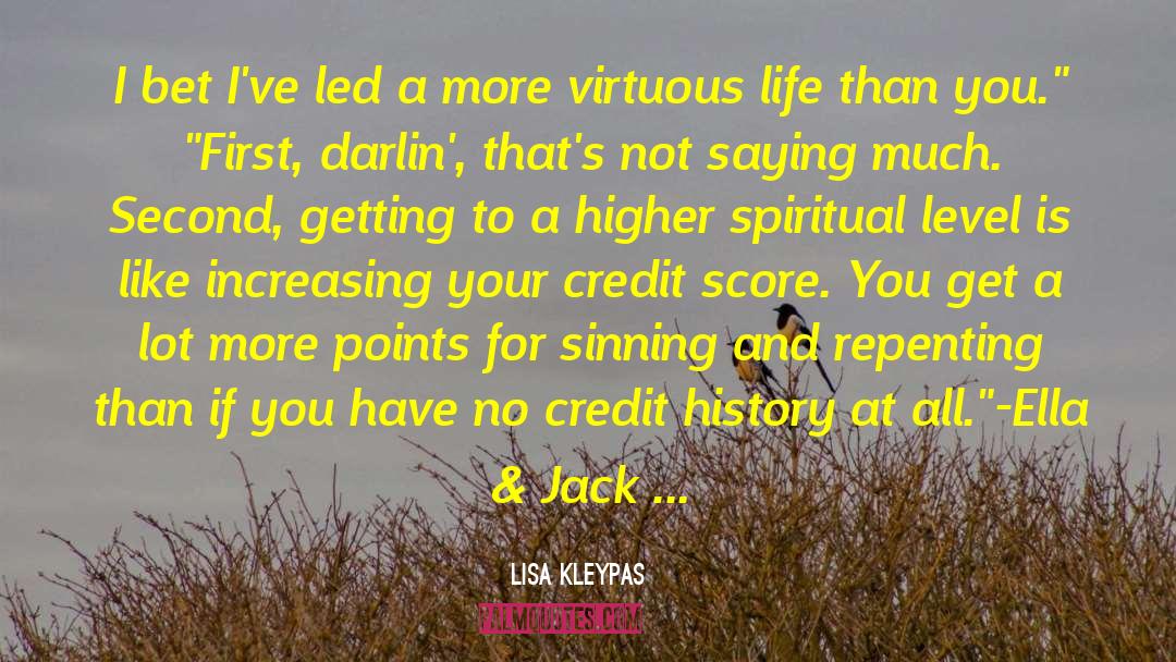 Repenting quotes by Lisa Kleypas