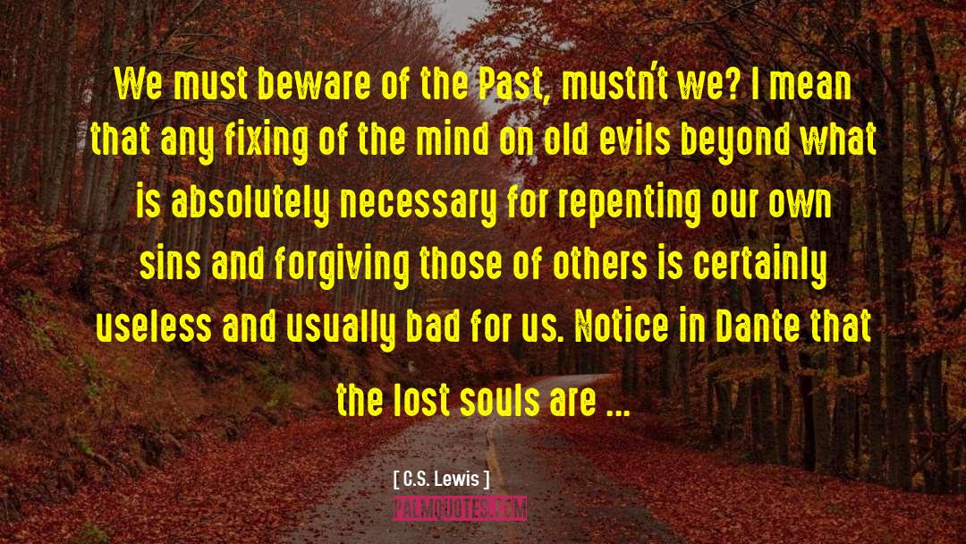 Repenting quotes by C.S. Lewis