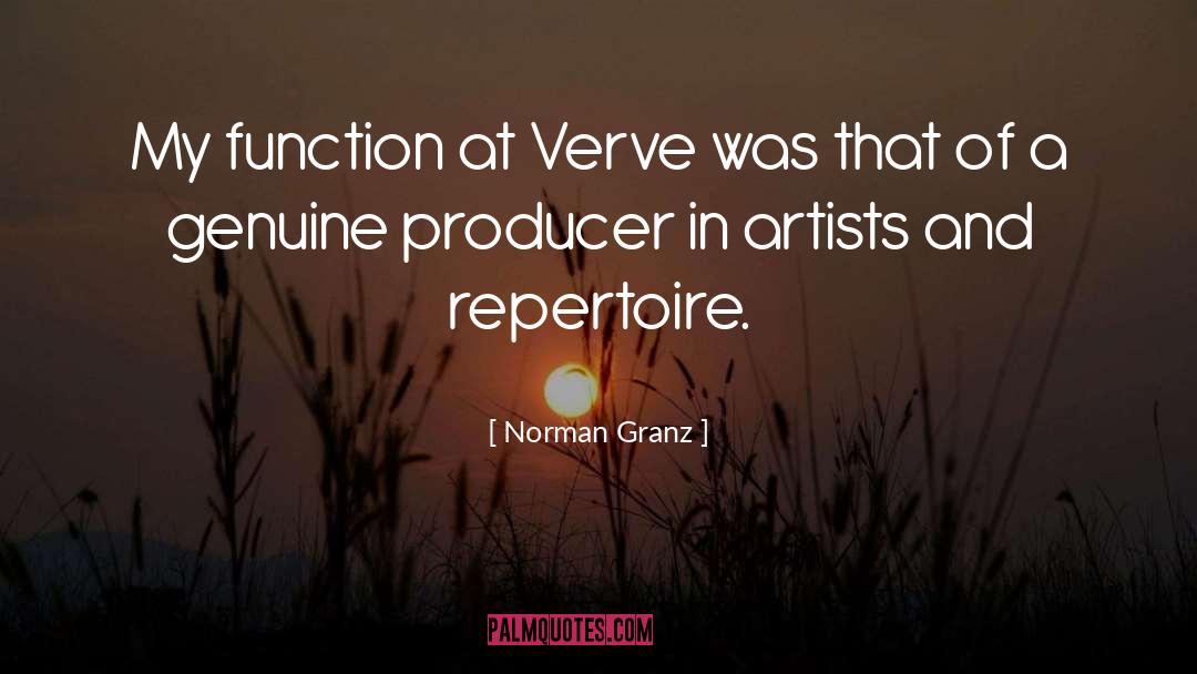 Repertoire quotes by Norman Granz