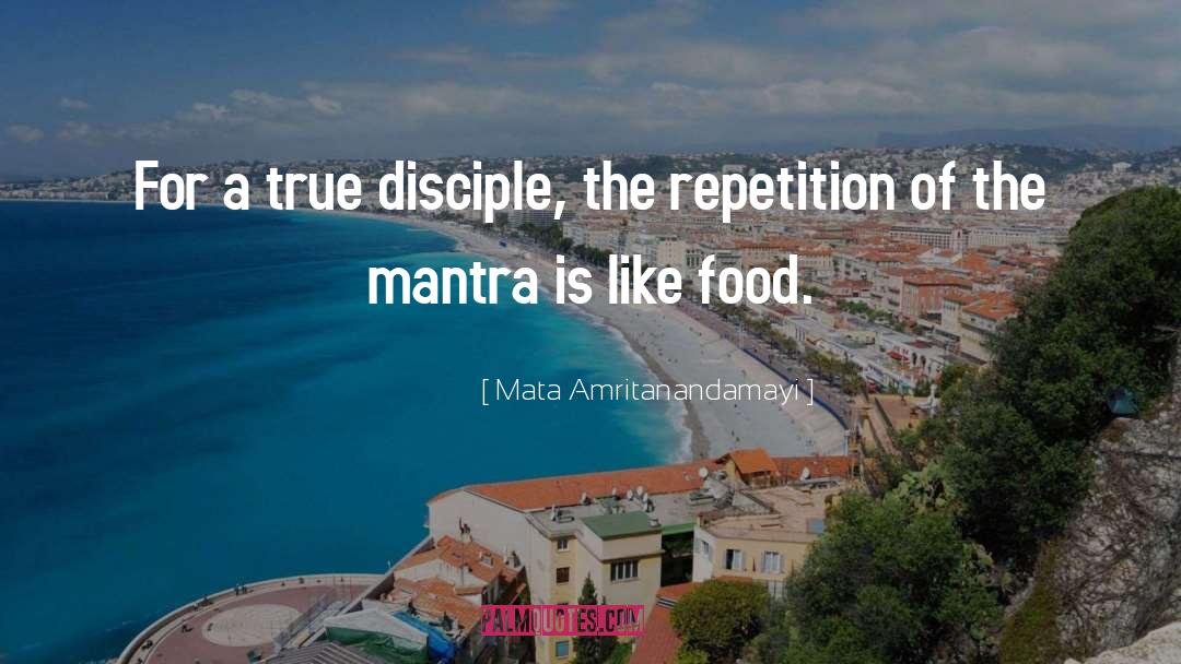 Repetition quotes by Mata Amritanandamayi