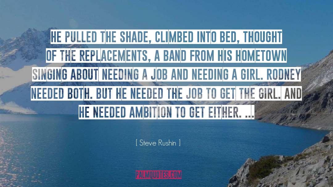 Replacements quotes by Steve Rushin