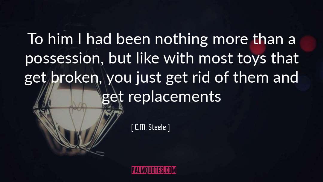 Replacements quotes by C.M. Steele
