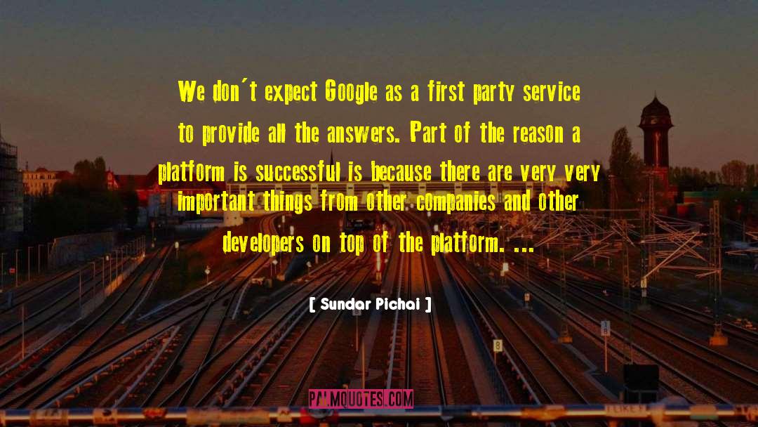 Replacer Google quotes by Sundar Pichai