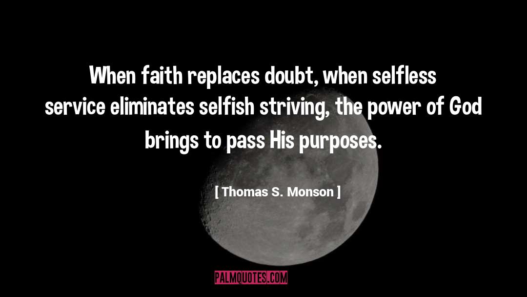 Replaces quotes by Thomas S. Monson