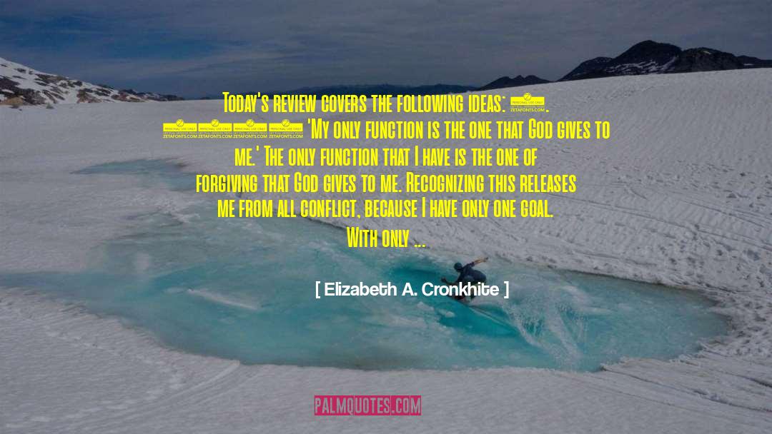 Replaces quotes by Elizabeth A. Cronkhite