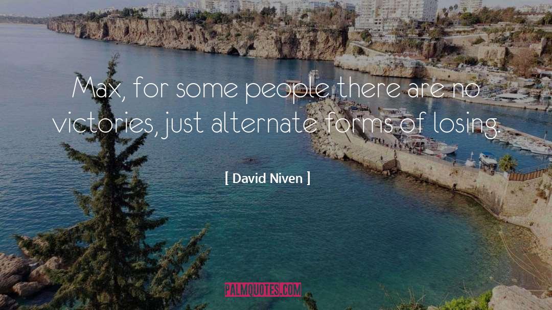 Replacing People quotes by David Niven