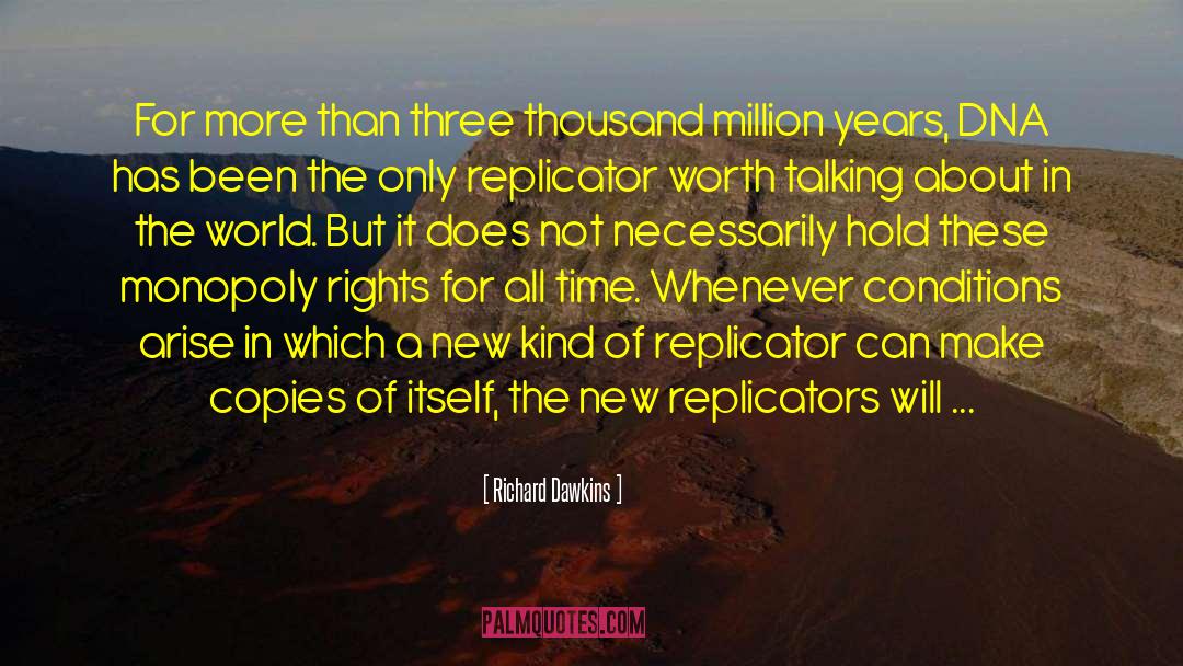 Replicators Military quotes by Richard Dawkins