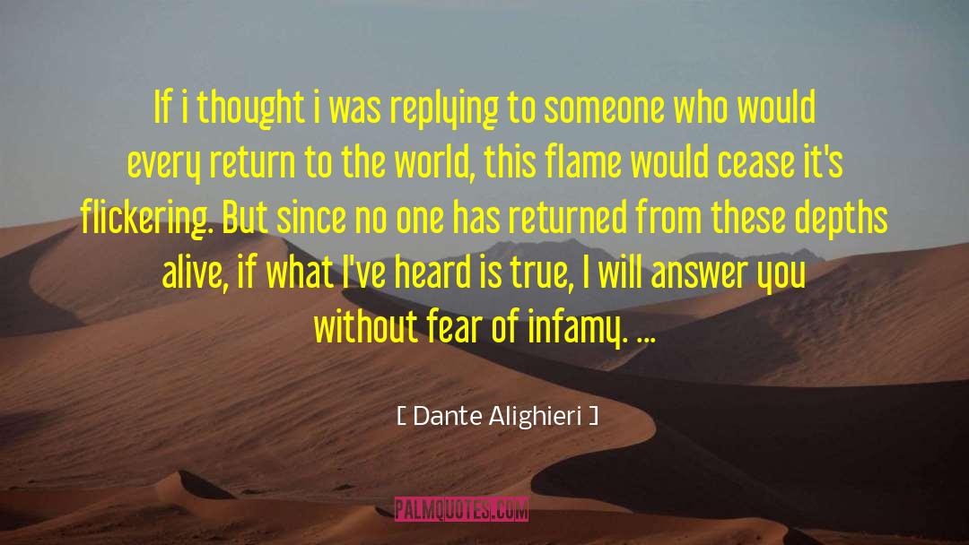 Replying quotes by Dante Alighieri