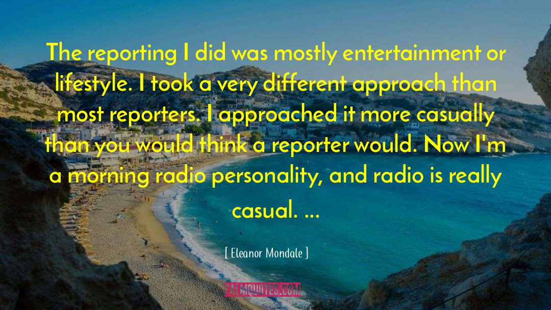 Reporter quotes by Eleanor Mondale