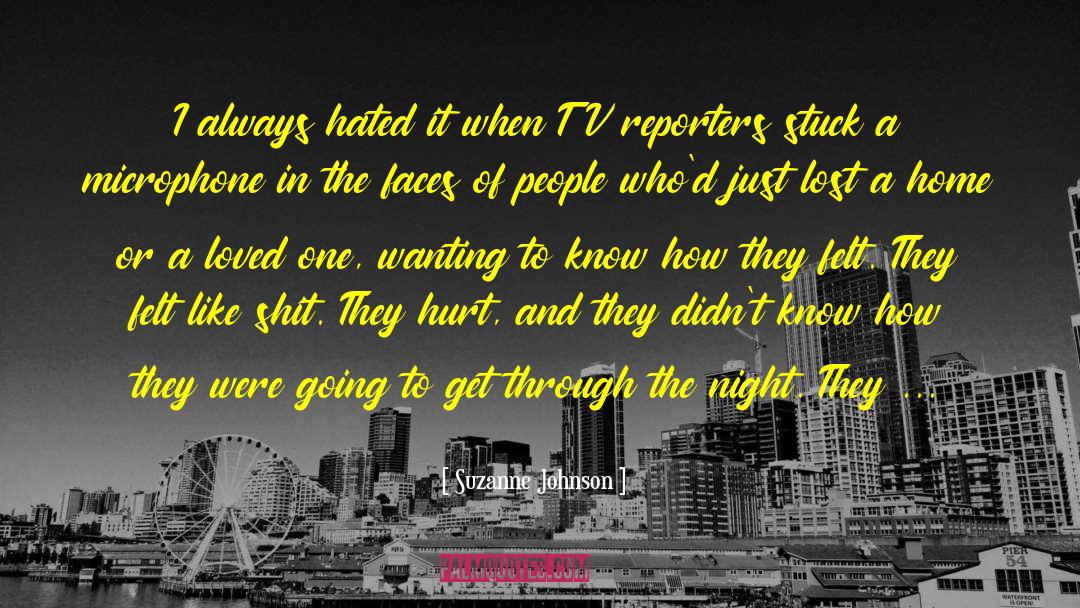 Reporters quotes by Suzanne Johnson