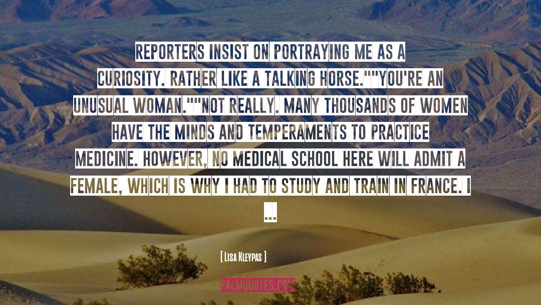 Reporters quotes by Lisa Kleypas
