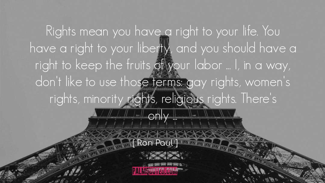 Representation Of Women quotes by Ron Paul