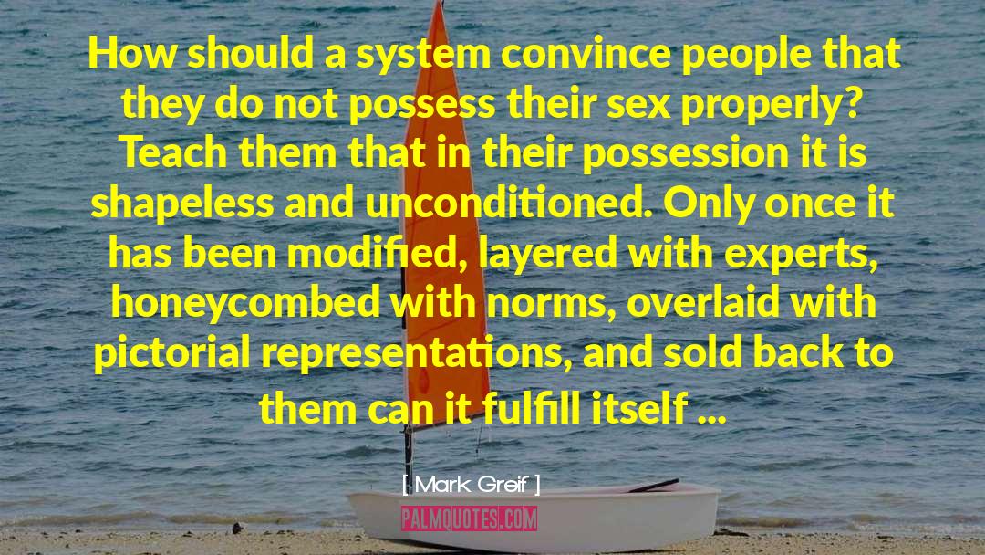 Representations quotes by Mark Greif