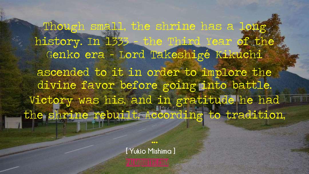 Represented quotes by Yukio Mishima