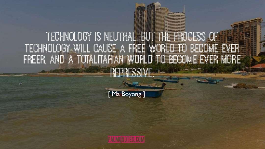 Repressive quotes by Ma Boyong