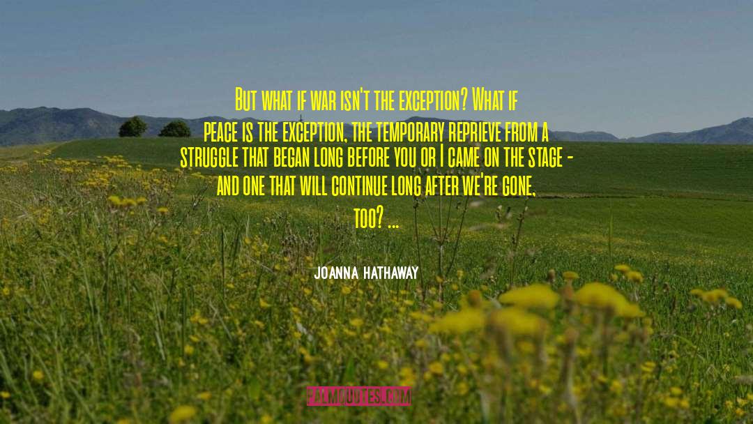 Reprieve quotes by Joanna Hathaway