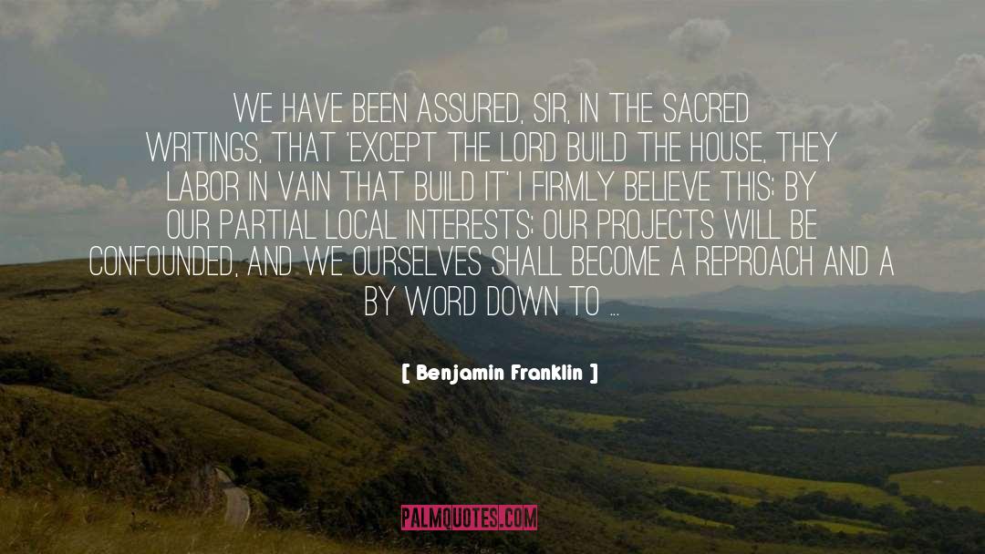 Reproach quotes by Benjamin Franklin