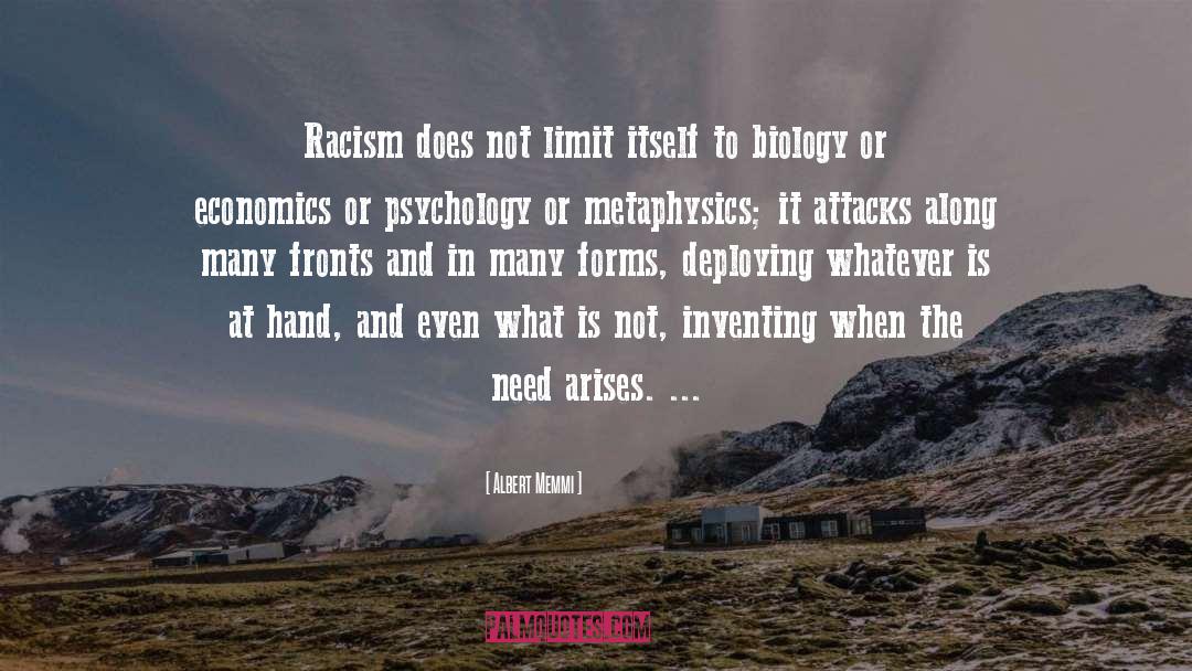 Reproducing Racism quotes by Albert Memmi