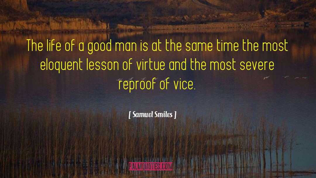 Reproof quotes by Samuel Smiles