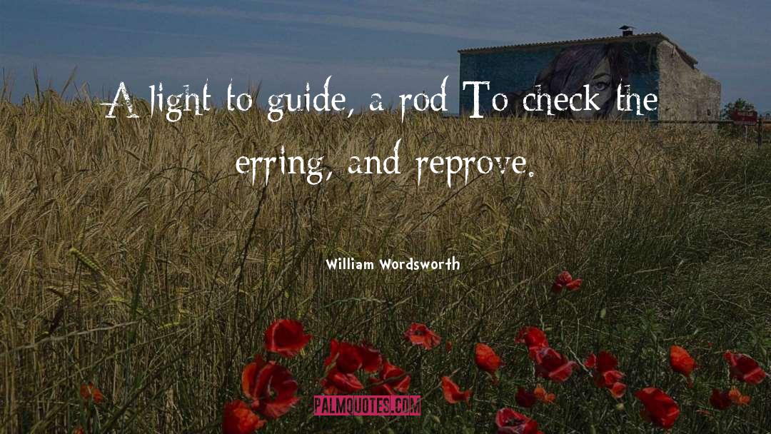 Reprove quotes by William Wordsworth