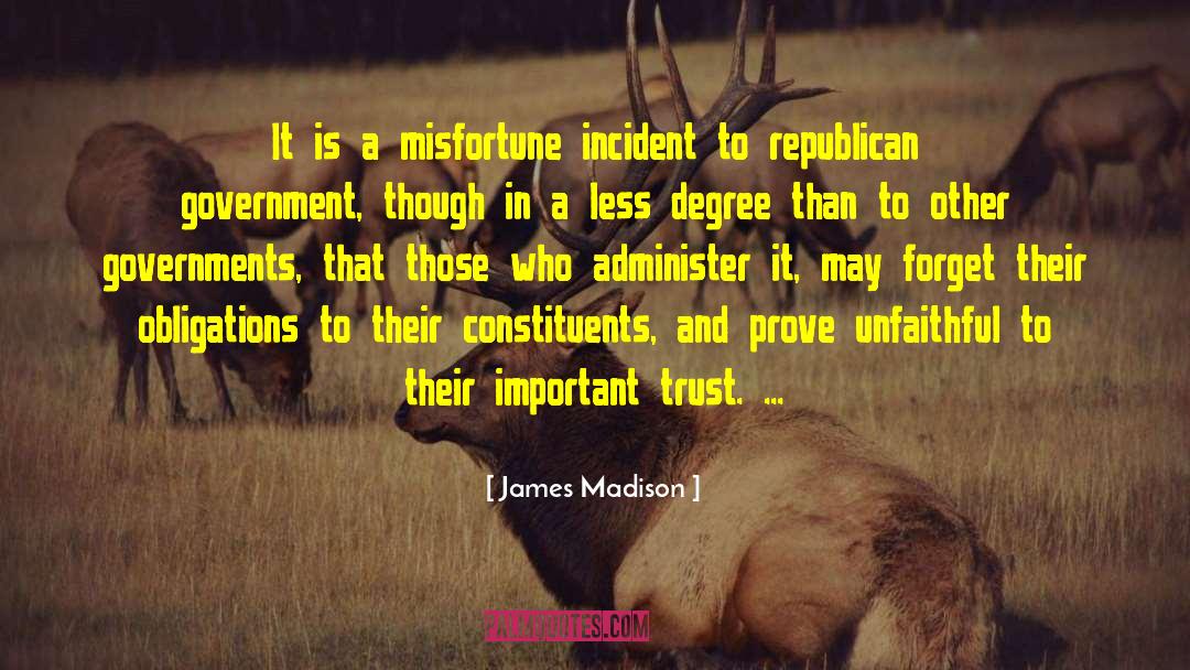 Republican Government quotes by James Madison