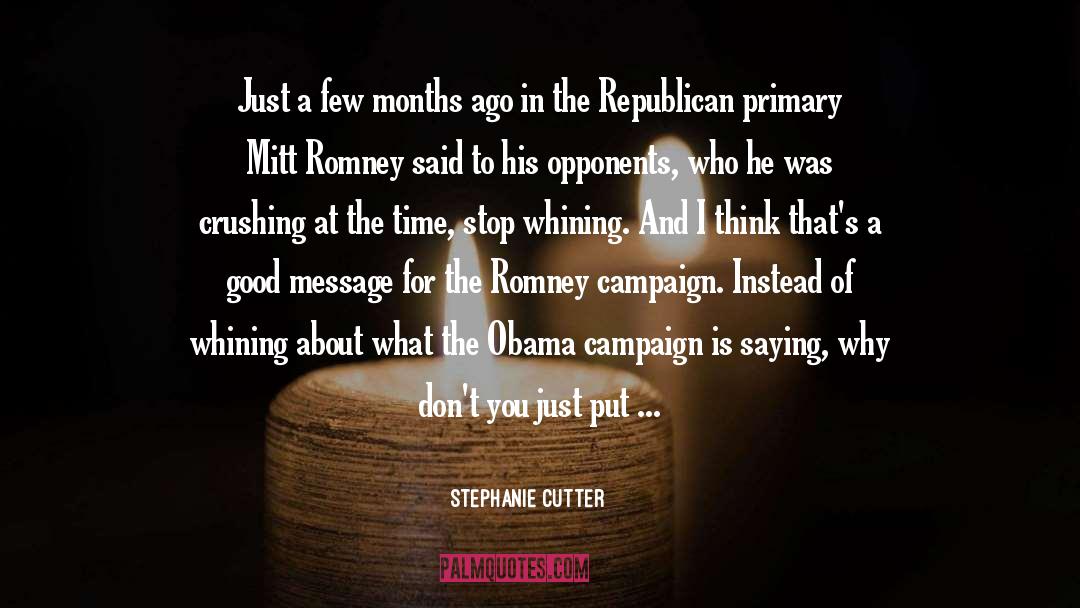 Republican Oligarchy quotes by Stephanie Cutter