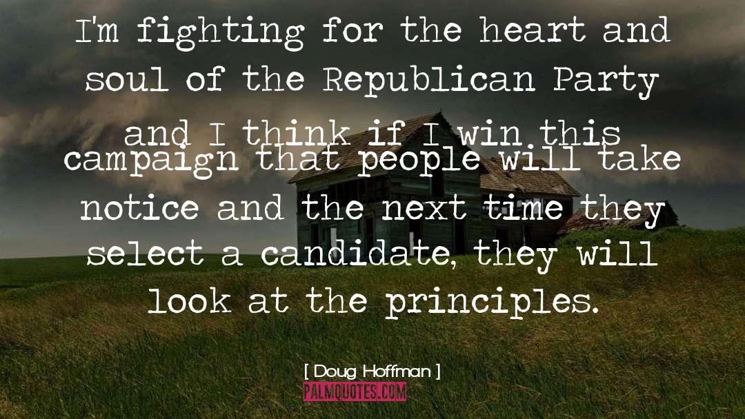 Republican Party quotes by Doug Hoffman