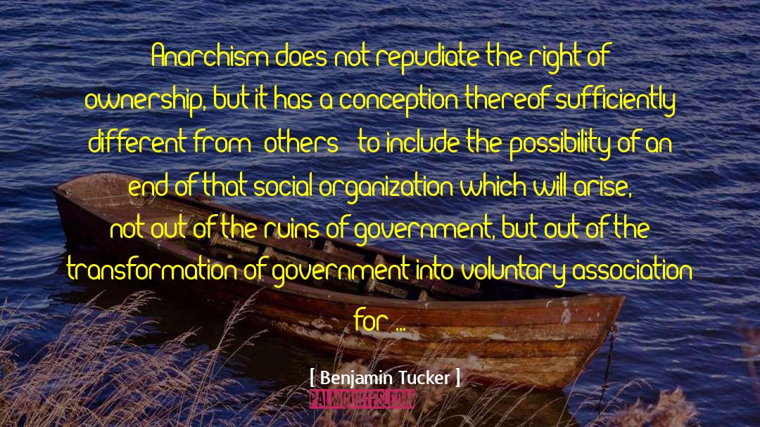 Repudiate quotes by Benjamin Tucker