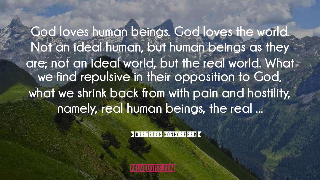 Repulsive quotes by Dietrich Bonhoeffer