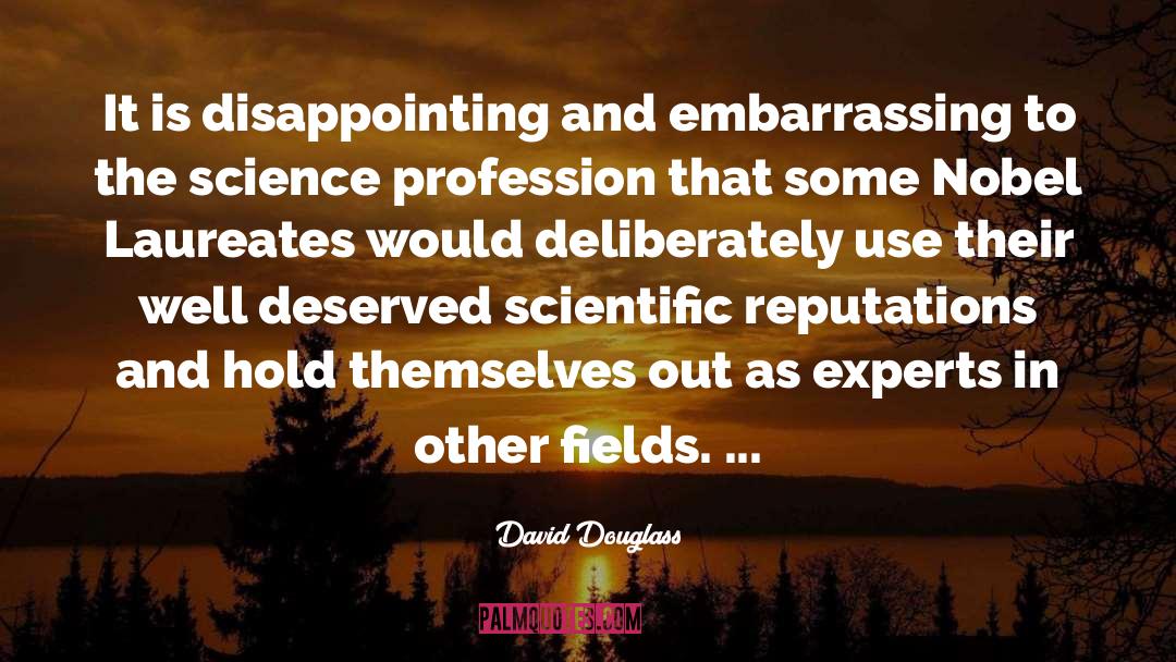 Reputations quotes by David Douglass