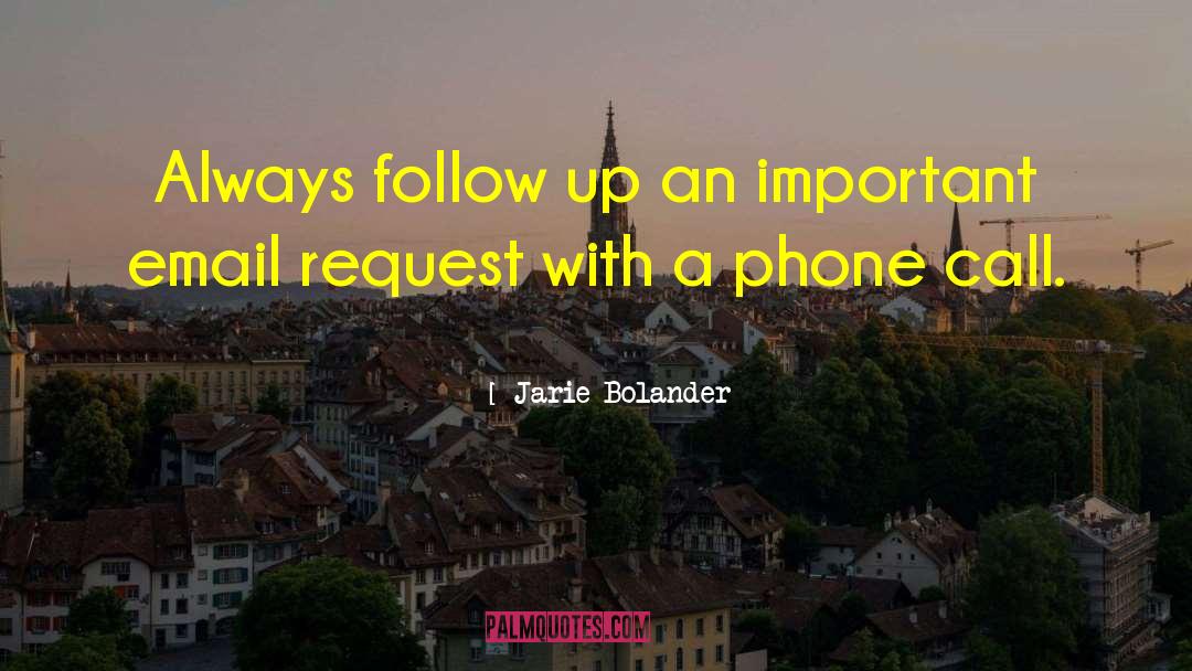 Request quotes by Jarie Bolander