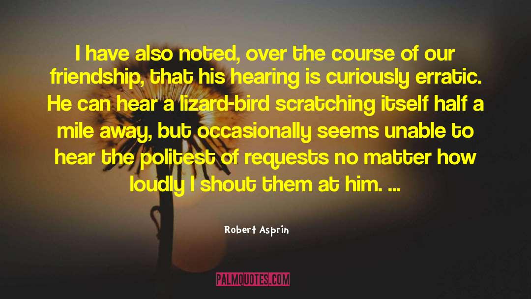 Requests quotes by Robert Asprin