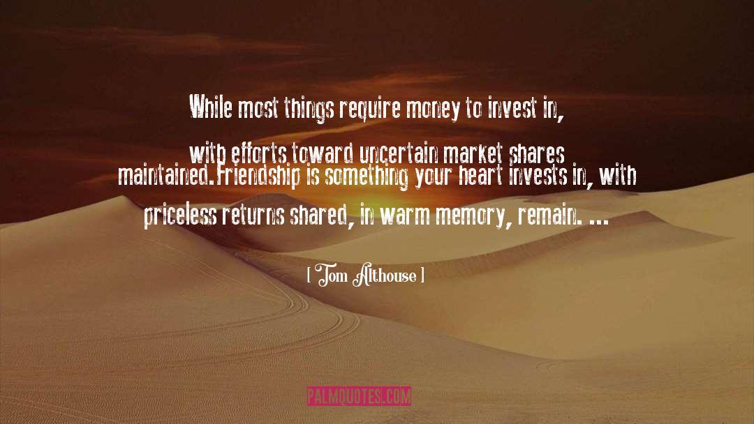 Require Money quotes by Tom Althouse