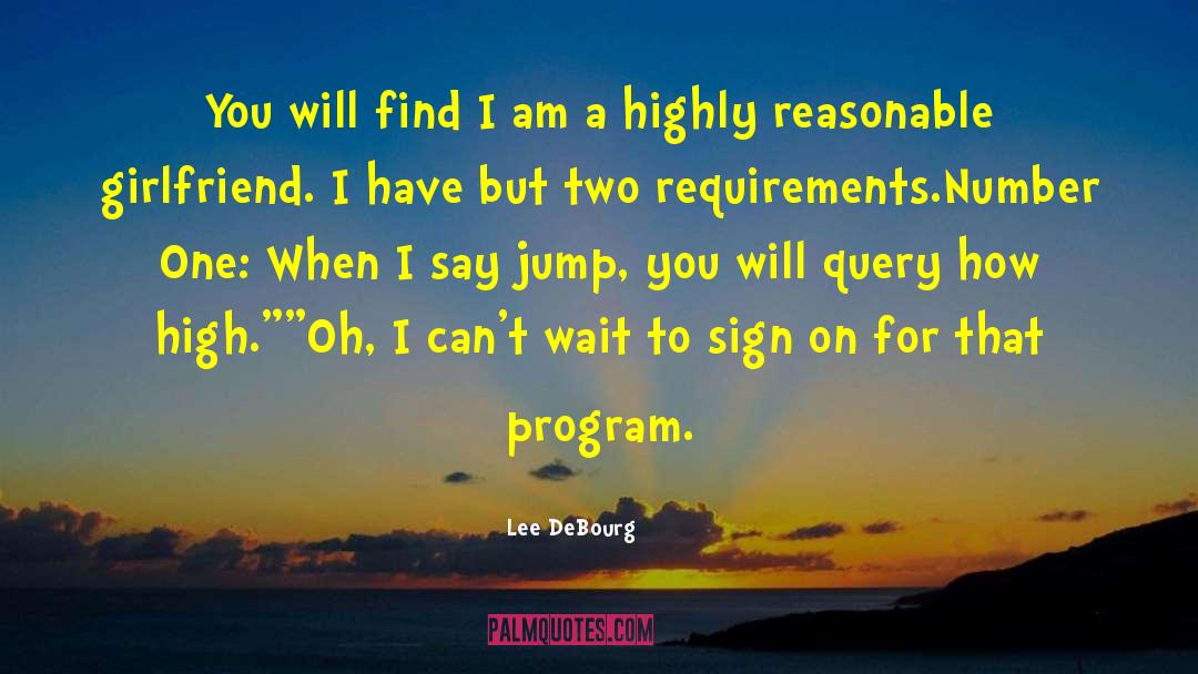 Requirements quotes by Lee DeBourg