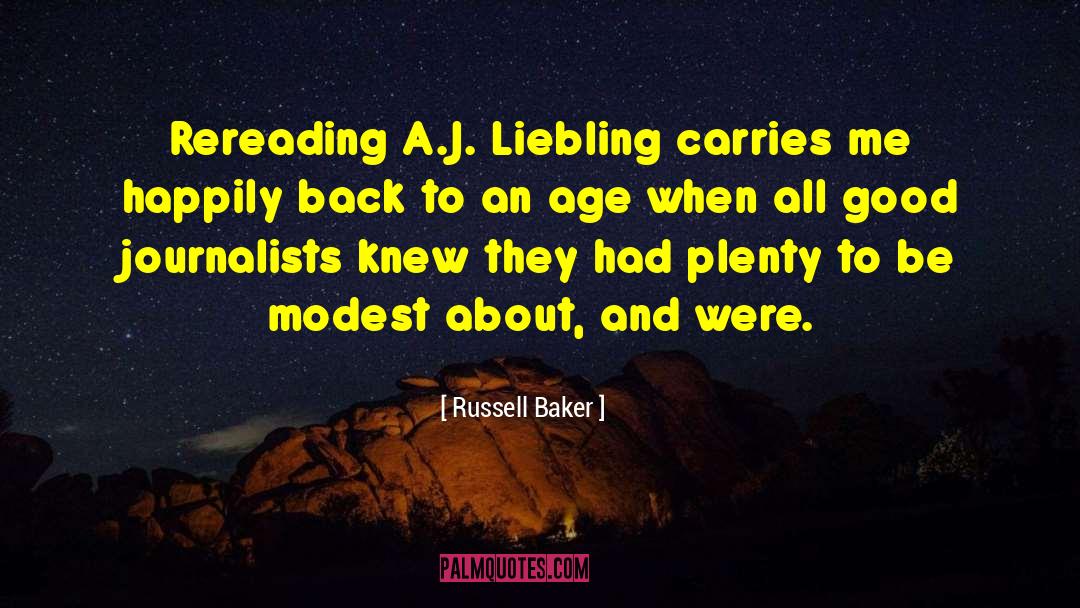 Rereading quotes by Russell Baker