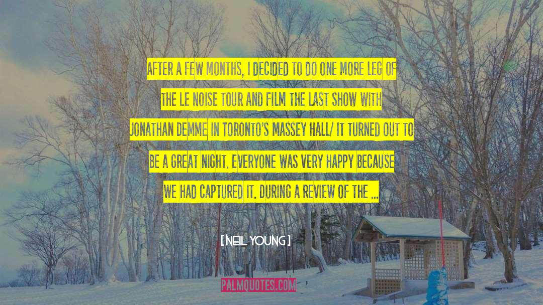 Rerecorded quotes by Neil Young