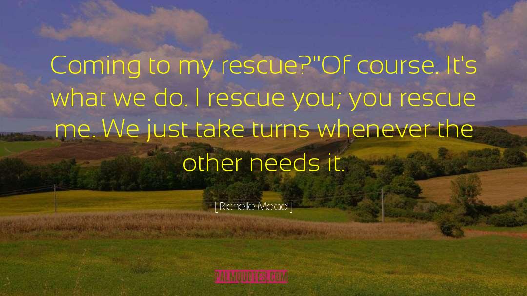 Rescue Me quotes by Richelle Mead