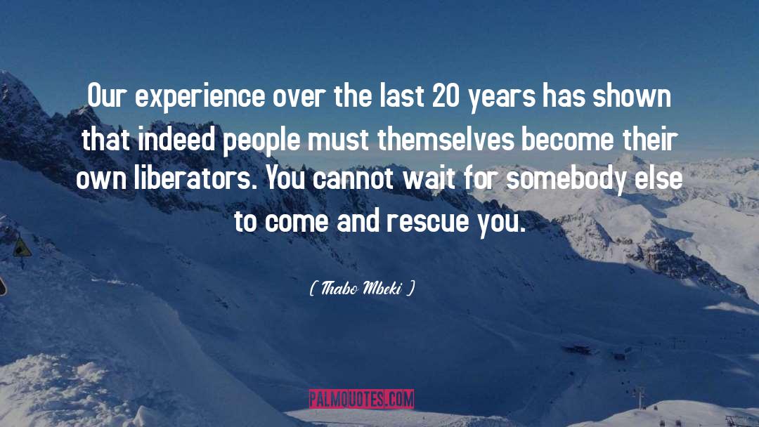 Rescue quotes by Thabo Mbeki