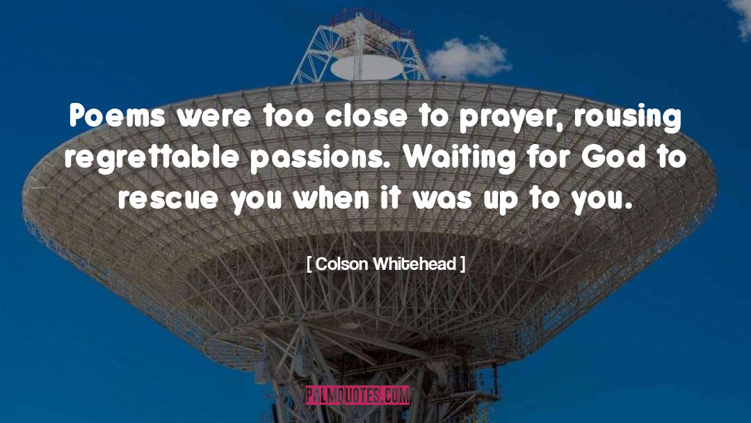 Rescue Yourself quotes by Colson Whitehead