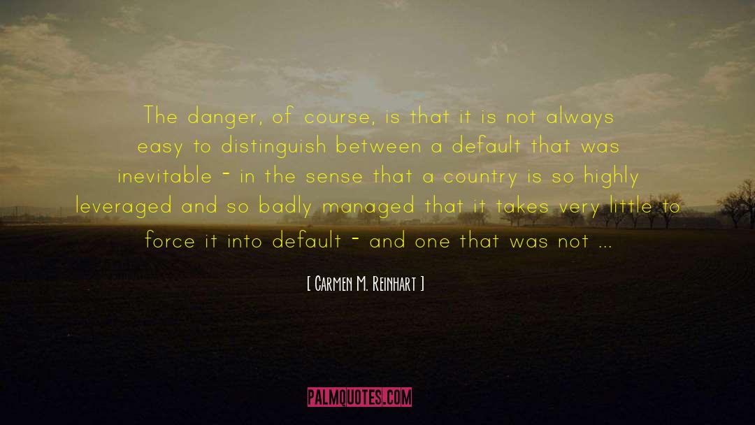 Rescuers quotes by Carmen M. Reinhart