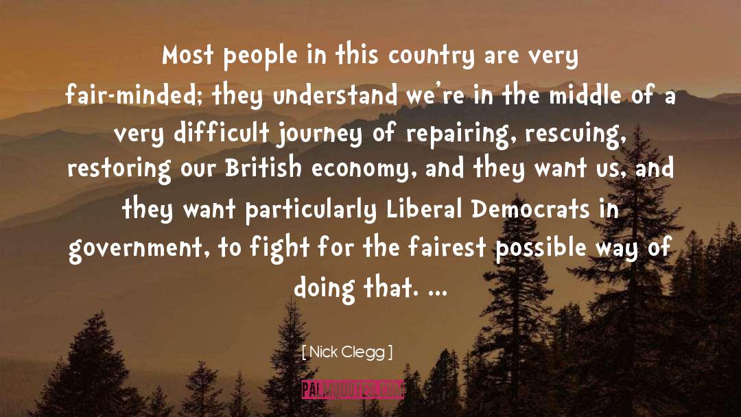 Rescuing quotes by Nick Clegg