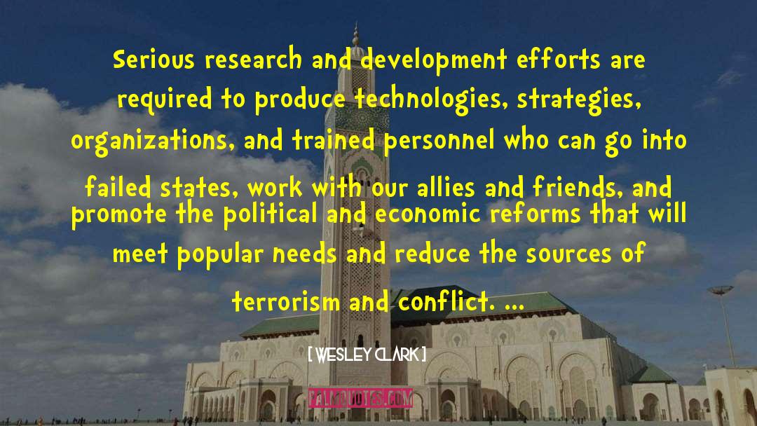 Research And Development quotes by Wesley Clark