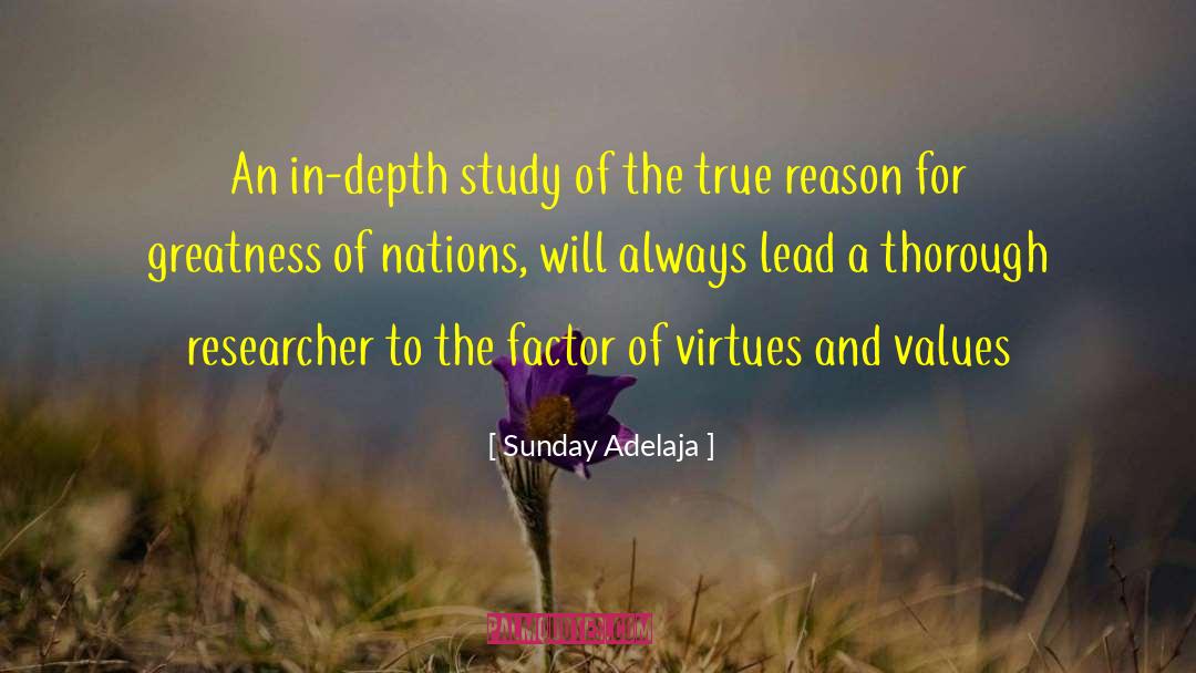 Researcher quotes by Sunday Adelaja