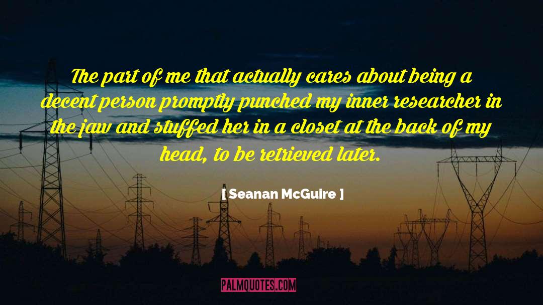 Researcher quotes by Seanan McGuire