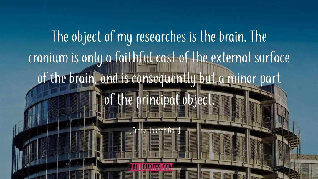 Researches quotes by Franz Joseph Gall