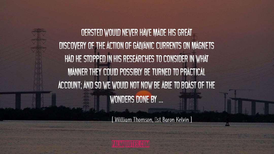 Researches quotes by William Thomson, 1st Baron Kelvin