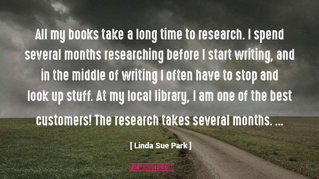 Researching quotes by Linda Sue Park