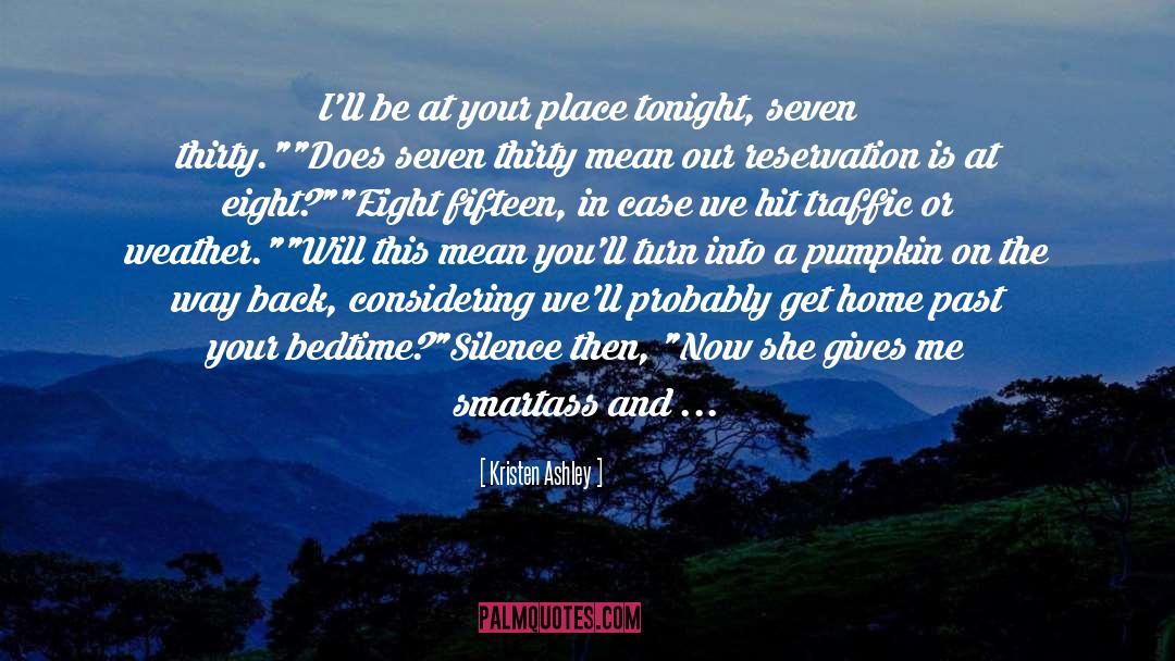 Reservation quotes by Kristen Ashley