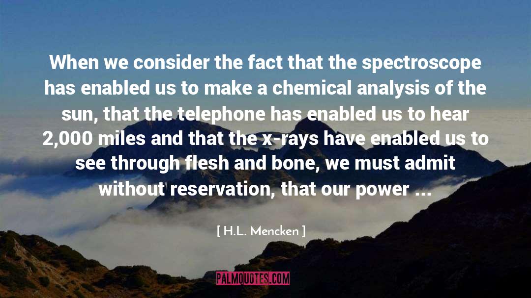 Reservation quotes by H.L. Mencken